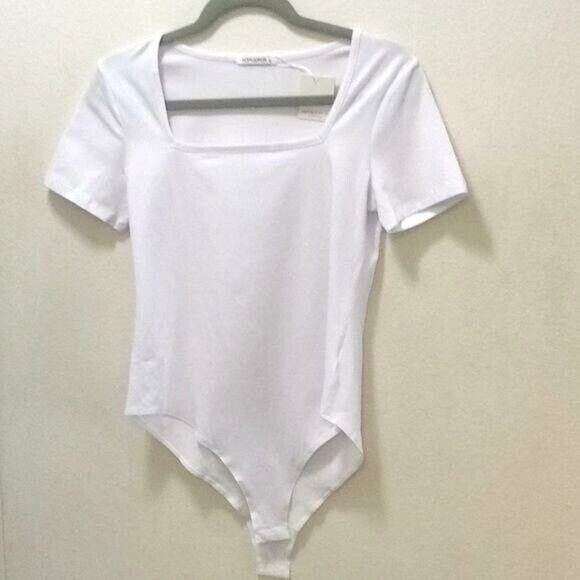 Mangopop Collection Ladies Bodysuit Sz L 95% Gossypium,5% Spandex NWT - Picture 2 of 5